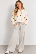 Ribbed Weekend Wide Leg Pant by Vintage Havana