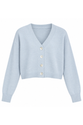 V Neck Button Down Cardigan by TENLY