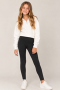 Girls Black Leggings by Suzette