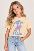 Girls Sweetheart Rodeo Crop Tee