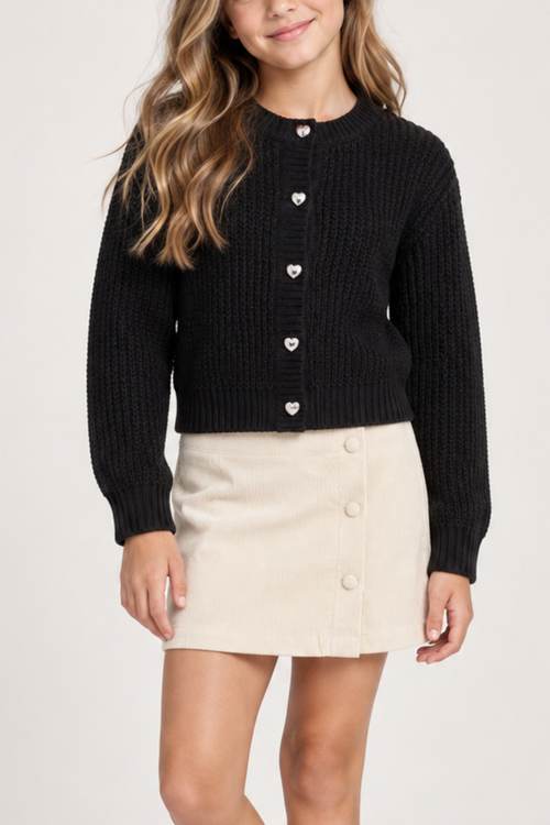 The Reese Skirt in Winter White Corduroy by PLEAT