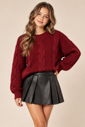 Boden Braided Cable Sweater by TENLY