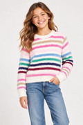 Rainbow Dreamer Stripe Sweater by Feather 4 Arrow