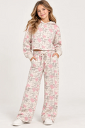 Cody Cropped Hoodie in Girly Camo by Katie J NYC
