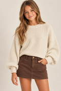 Amber Round Neck Knit Sweater