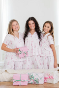Wrapped in Ribbons Short Sleeve Button Up