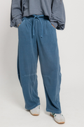 Drawstring Barrel Leg Sweatpants