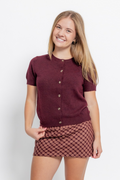 Plaid Mini Skort