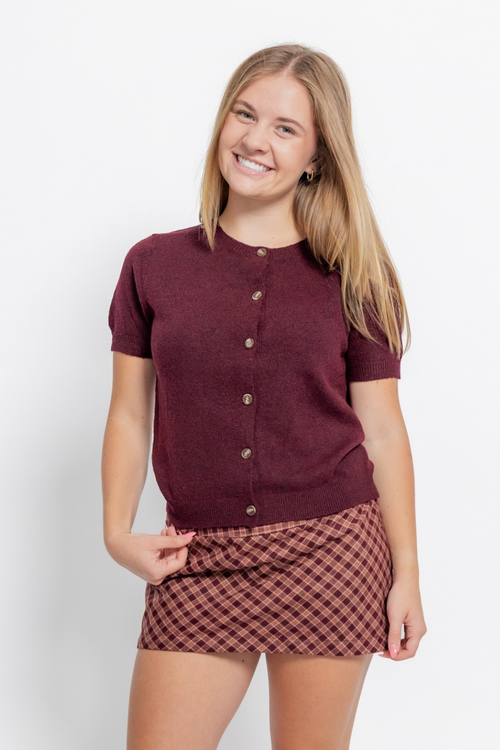 Plaid Mini Skort