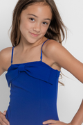 James Navy Bow Dress by THEME