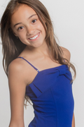 James Navy Bow Dress by THEME