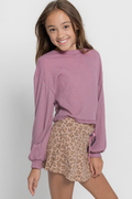 Animal Print Skort by Paper Flower