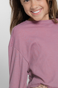 Open Back Thermal Knit Top