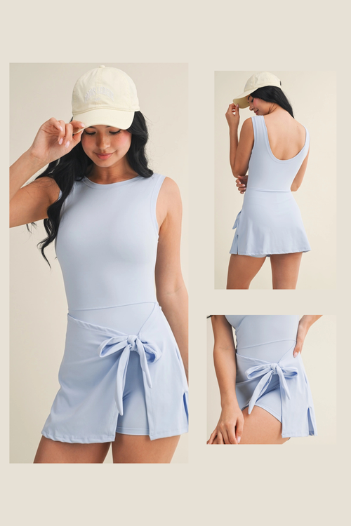 Chrissy Tie Front Wrap Dress