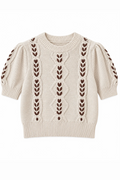 Lattice Stitch Sweater Top