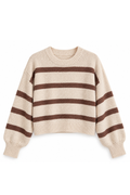 Rowan Striped Knit Sweater