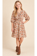 Layla Floral Puff Sleeve Dress