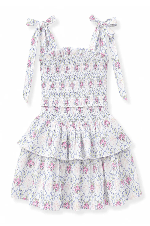 Katie J NYC Juniors Emerson Dress in Floral Bouquet