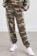 Alpine Camo Stripe Joggers by Vintage Havana