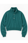 Quarter Snap Sweatshirt by TENLY