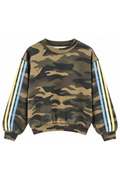 Alpine Stripe Camo Crew Neck Sweatshirt by Vintage Havana
