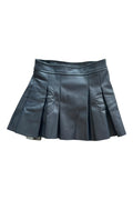 Navy Leather Skort from Flowers by Zoe