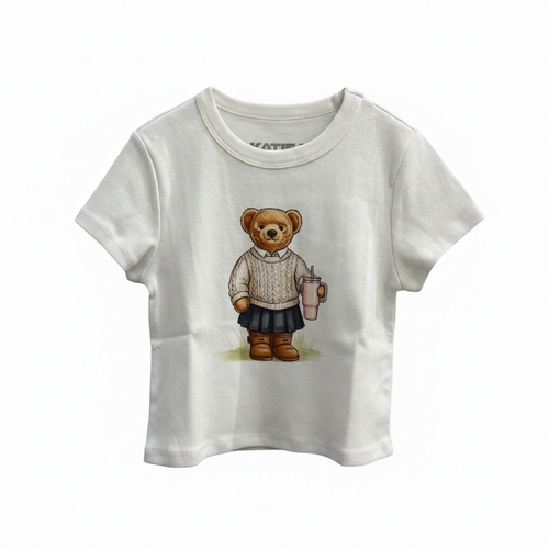 Katie J Girls Bear Baby Tee