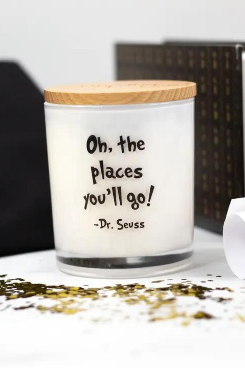 "Oh The Places You'll Go" Soy Candle