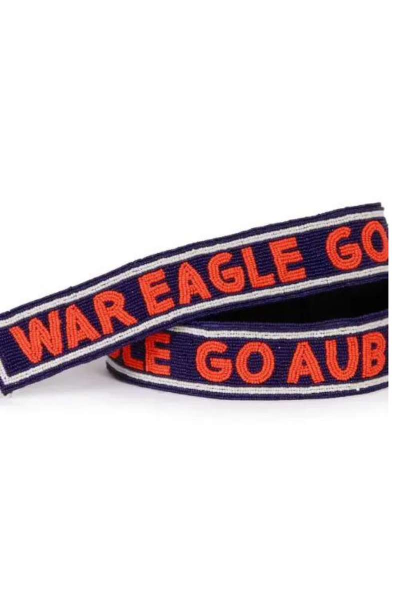 Officially Licensed Auburn Beaded Purse Strap