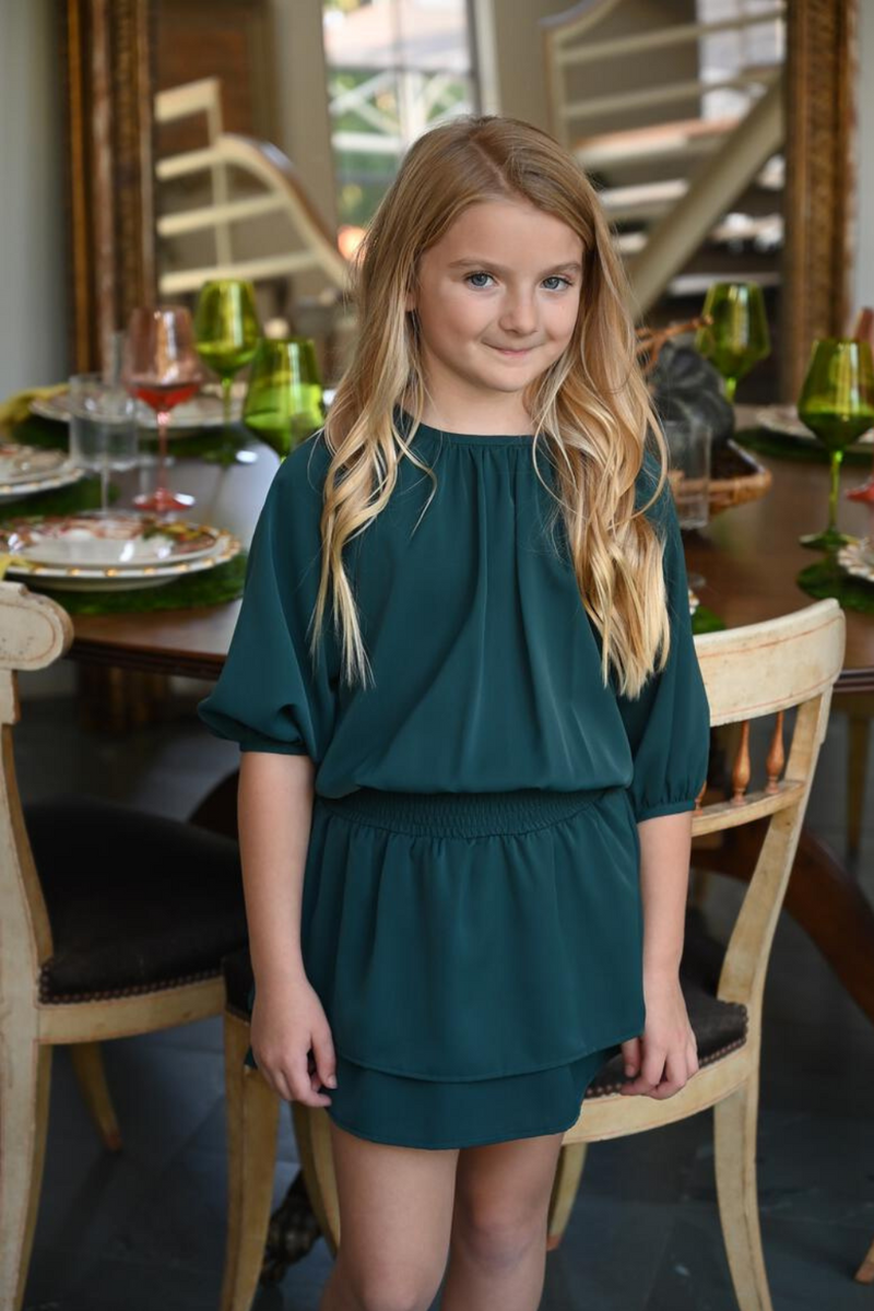 Rory Dress in Holiday Green by PLEAT