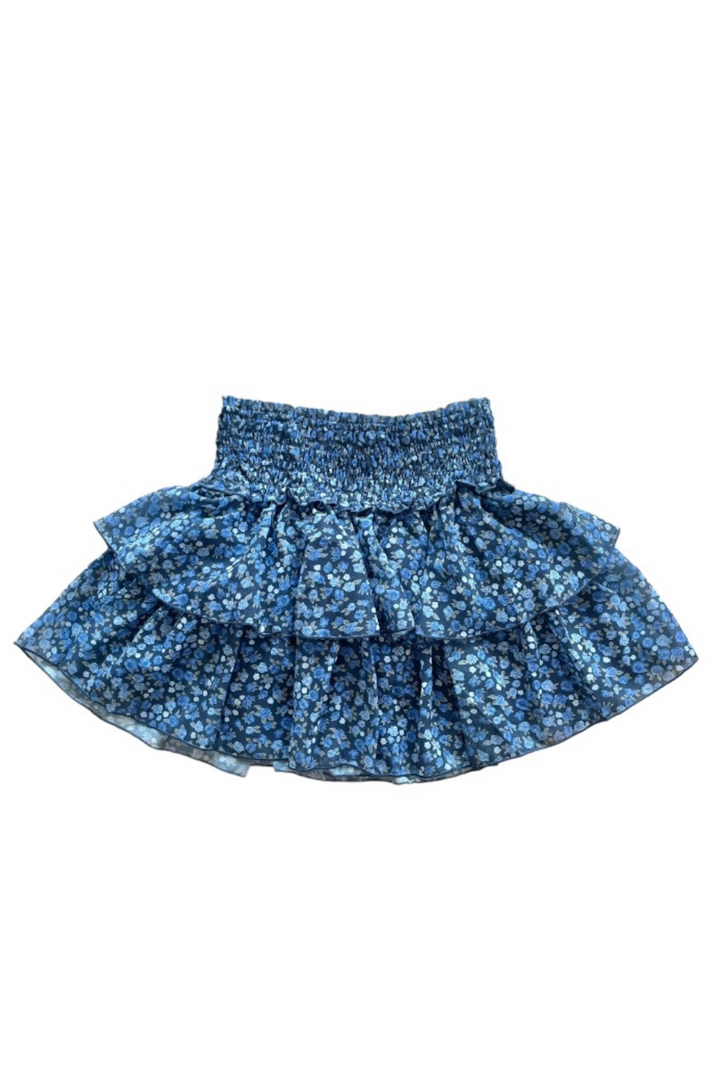 Sheila Chiffon Skirt in Blue by Flowers by Zoe