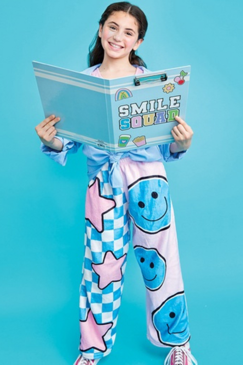 Smile Squad Plush Pants by iScream