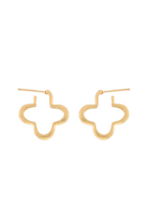 Clover Hoop Earrings