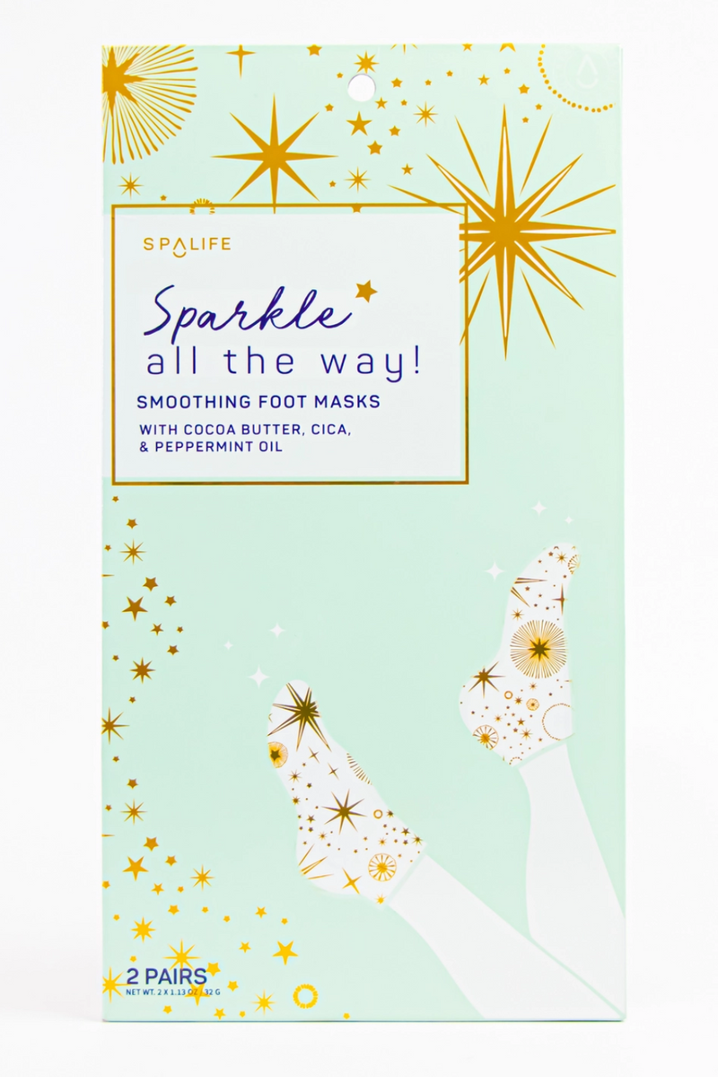 Holiday Sparkle All the Way Smoothing Foot Masks