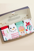 Holiday Fuzzy Socks Set of 4