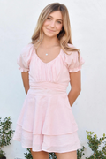 Juniors Delilah Gauze Dress by Katie J NYC