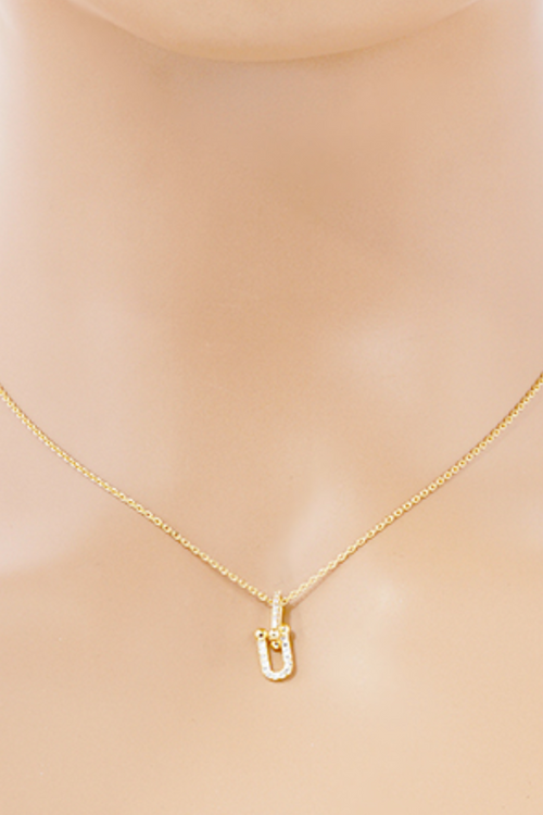 It's All Luck Horseshoe Necklace