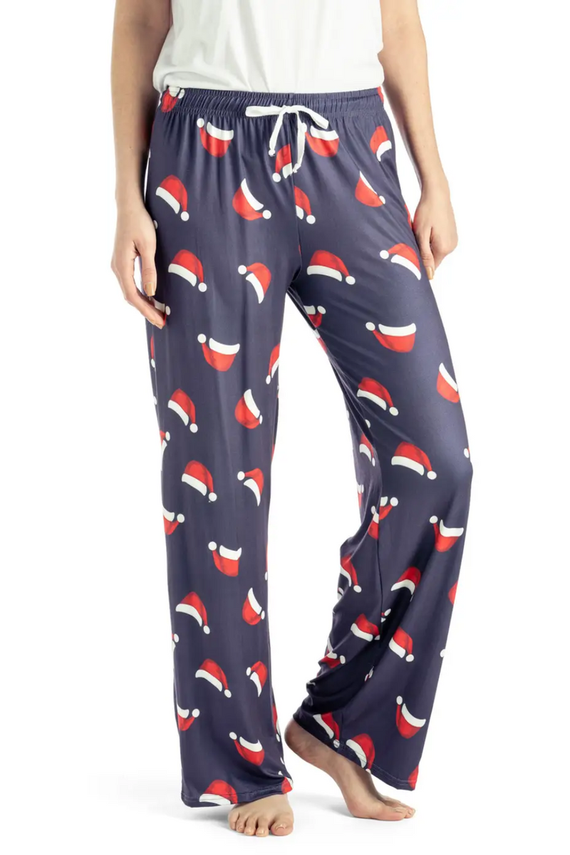 Santa's Hat Pajama Pants