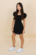 Teen Skylar Dress in Black by Miss Behave