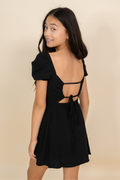 Teen Skylar Dress in Black by Miss Behave