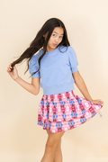 Scottie Skirt in Pink by PLEAT