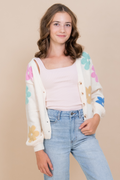 Natalie Multi Floral Cardigan by Love Daisy