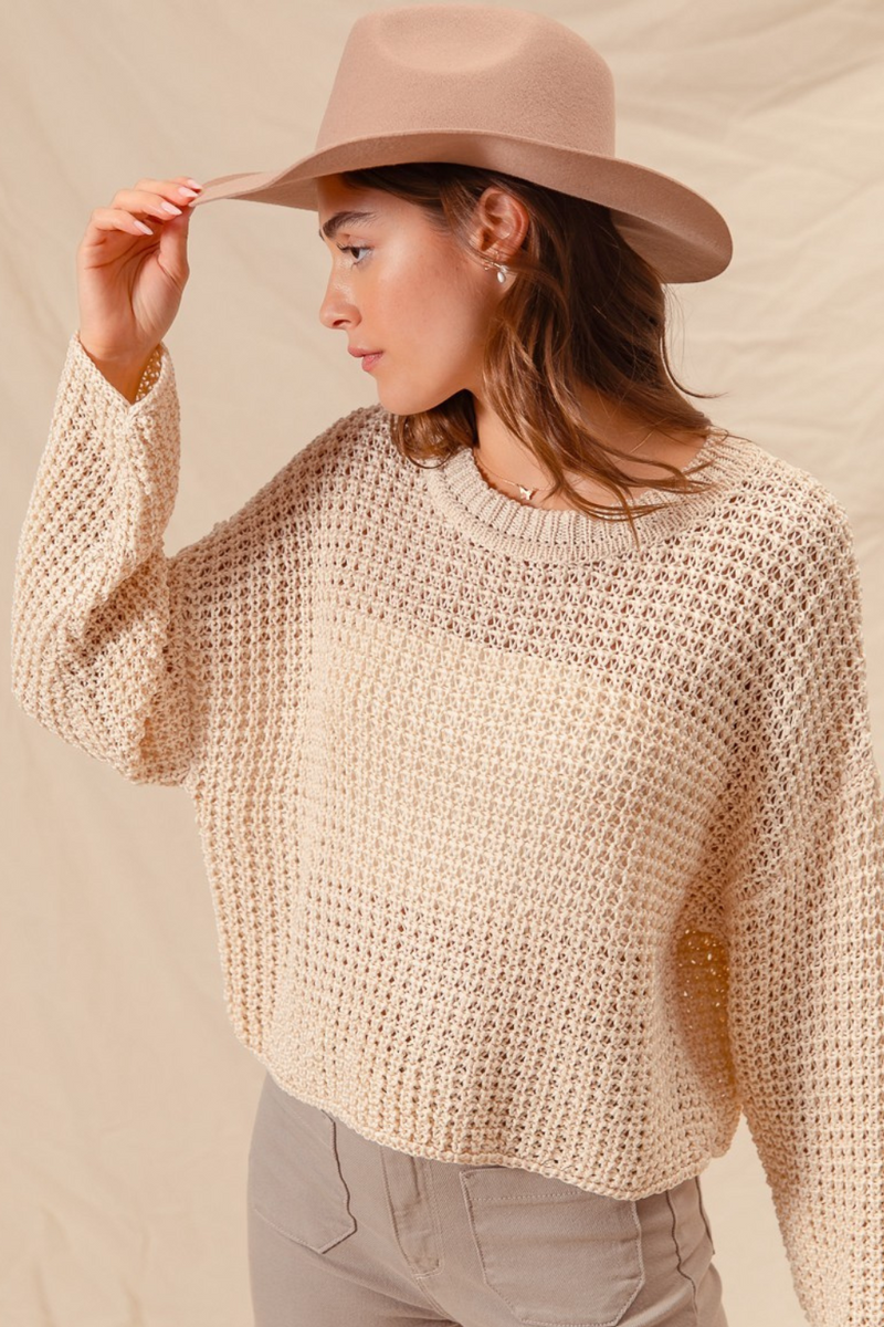 Cora Crochet Sweater