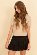 Myra Short Sleeve Sweater