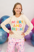 Merry and Bright Chenille Graphic Sweater