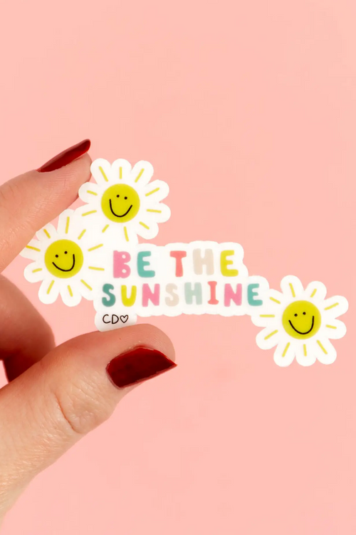 Be the Sunshine Clear Decal Sticker
