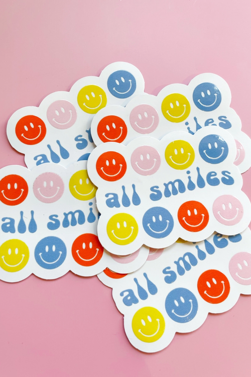 All Smiles Sticker