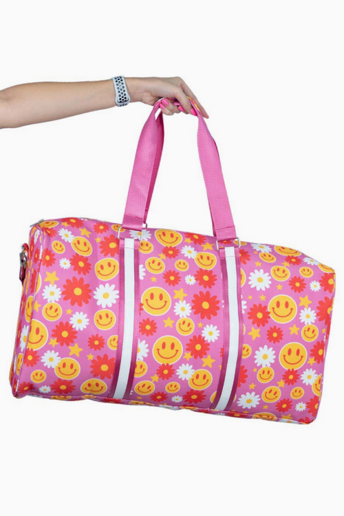 Happy Flower Duffle Bag
