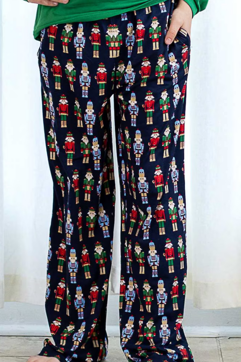 Tween Navy Nutcracker Pajama Pants