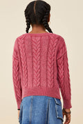 Olivia Cable Knit Sweater